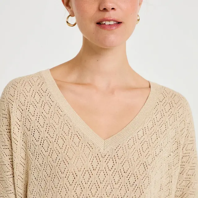 Pull Col V – Bibiche Sweet Shop